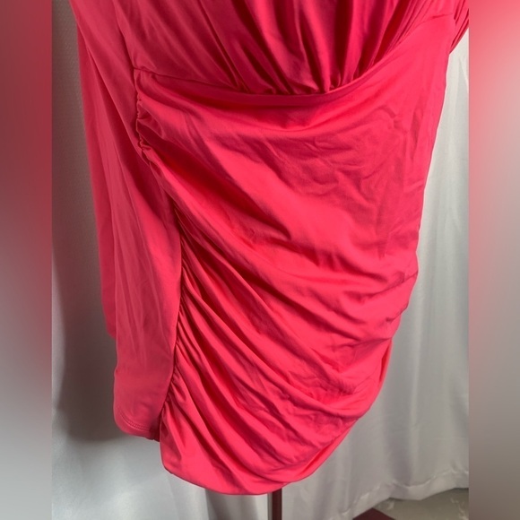 BLEU Rod Beattie Plus Size Ring Me Up Over the Shoulder Tankini Swim Top - Picture 5 of 6